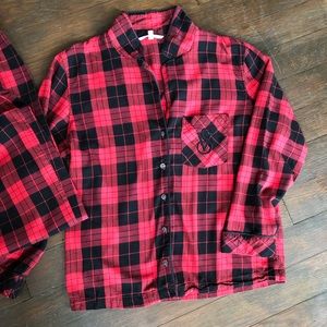 Victoria’s Secret Red Plaid Pajamas Small Set